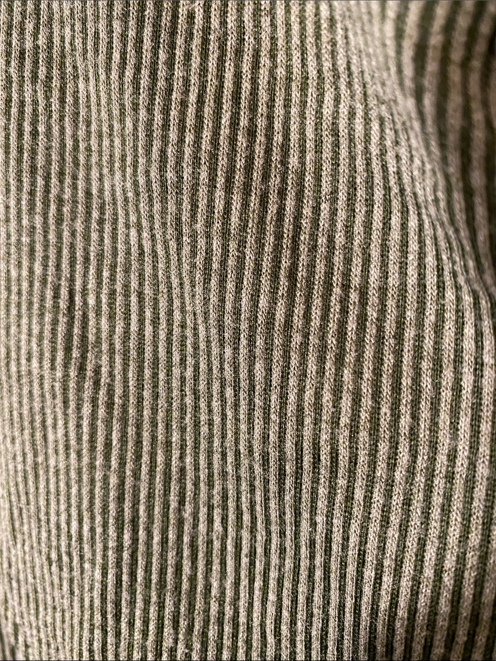 Colsie Olive Green Ribbed Button-Front Cardigan size L layering Cabincore - Picture 3 of 6